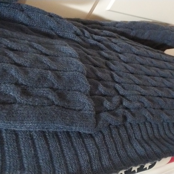 #318 MAXI CARDIGAN KNITTED SWEATER with POCKETS - Picture 6 of 6